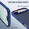 Carbon Fiber Series MagSafe Hybrid Case for iPhone Air - Blue