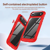 Military Grade Tough Shield Snap-on Transparent Case for iPhone Air - Red