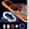 Shade Series Curly Wave Grip Hybrid Case with MagSafe for iPhone 17 Pro Max - Cosmic Orange