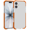 Transparent Protective Bumper Case for iPhone 17 - Cosmic Orange
