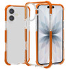 Transparent Protective Bumper Case for iPhone 17 - Cosmic Orange