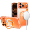 MagSafe Crystal Transparent Stand Case for iPhone 17 Pro - Cosmic Orange