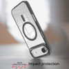 MagSafe Crystal Transparent Stand Case for iPhone Air - Black