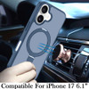 Shade Series MagSafe Case with Ring Holder Kickstand for iPhone 17 - Blue