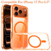 Perfect Crystal Clear MagSafe Case for iPhone 17 Pro - Cosmic Orange