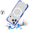 MagSafe Transparent Protective Bumper Case for iPhone 17 Pro Max - Blue
