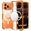 MagSafe Transparent Protective Bumper Case for iPhone 17 Pro Max - Cosmic Orange