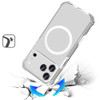 MagSafe Transparent Protective Bumper Case for iPhone 17 Pro Max - White