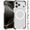 MagSafe Transparent Protective Bumper Case for iPhone 17 Pro - Black