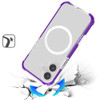 MagSafe Transparent Protective Bumper Case for iPhone 17 - Purple
