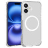 MagSafe Transparent Protective Bumper Case for iPhone 17 - White