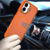 InFrame Series MagSafe Matte Case with Camera Ring Stand for iPhone 17 - Cosmic Orange