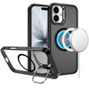 InFrame Series MagSafe Matte Case with Camera Ring Stand for iPhone 17 - Black