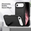 Military Grade TUFF Hybrid Armor Case with Kickstand for iPhone Air - Black