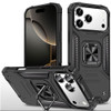 Military Grade Robust Series Hybrid Case with Ring Grip for iPhone 17 Pro Max - Black