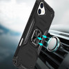 Military Grade Robust Series Hybrid Case with Ring Grip for iPhone 17 - Black
