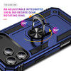 Military Grade Hybrid Case with Ring Grip for iPhone 17 Pro Max - Blue