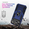 Military Grade Hybrid Case with Ring Grip for iPhone 17 Pro Max - Blue