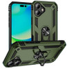 Military Grade Hybrid Case with Ring Grip for iPhone 17 - Military Green
