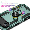 Military Grade Hybrid Case with Ring Grip for iPhone Air - Green