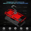 Military Grade Hybrid Case with Ring Grip for iPhone Air - Red