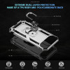 Military Grade Hybrid Case with Ring Grip for iPhone Air - Silver