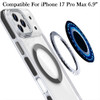 Clarity Collection MagSafe Case with Camera Ring Stand for iPhone 17 Pro Max - Black