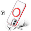Clarity Collection MagSafe Case with Camera Ring Stand for iPhone 17 - Red