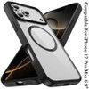 HD Slim Transparent Crystal Case with MagSafe for iPhone 17 Pro Max - Black
