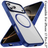 HD Slim Transparent Crystal Case with MagSafe for iPhone 17 Pro - Blue