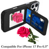 Flap Leather Wallet Fusion Case for iPhone 17 Pro - Black