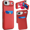 Flap Leather Wallet Fusion Case for iPhone Air - Red