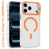 InFrame Series MagSafe Crystal Case with Camera Ring Stand for iPhone 17 Pro - Cosmic Orange