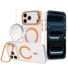 InFrame Series MagSafe Crystal Case with Camera Ring Stand for iPhone 17 Pro - Cosmic Orange