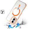 Clarity Collection MagSafe Case with Multi-Angle Camera Ring Stand for iPhone 17 - Cosmic Orange