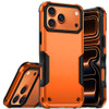 Military Grade Shockproof Hybrid Armor Case for iPhone 17 Pro Max - Cosmic Orange