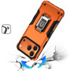Military Grade Shockproof Hybrid Armor Case with Ring Grip for iPhone 17 Pro Max - Cosmic Orange