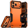 Military Grade Shockproof Hybrid Armor Case for iPhone 17 Pro - Cosmic Orange