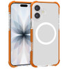 MagSafe Transparent Protective Bumper Case for iPhone 17 - Cosmic Orange
