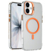 InFrame Series MagSafe Crystal Case with Camera Ring Stand for iPhone 17 - Cosmic Orange