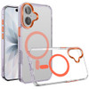 Crystal Clear Transparency MagSafe Case for iPhone 17 - Cosmic Orange