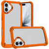Military Grade Tough Shield Snap-on Transparent Case for iPhone 17 - Cosmic Orange