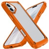 Military Grade Tough Shield Snap-on Transparent Case for iPhone 17 - Cosmic Orange