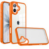 Optical Grade Acrylic Transparent Case for iPhone 17 - Cosmic Orange