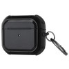Rugged Shockproof Hybrid Case for AirPods Pro 3 - Black