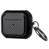 Carbon Fiber Design Hybrid Case for AirPods Pro 3 - Black