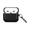 Carbon Fiber Design Hybrid Case for AirPods Pro 3 - Black