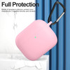 Silicone Protective Case with Clip for AirPods Pro 3 - Pink