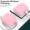 Silicone Protective Case with Clip for AirPods Pro 3 - Pink