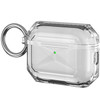 Rugged Clear Case with Reinforced Bumpers for AirPods Pro 3 - Black